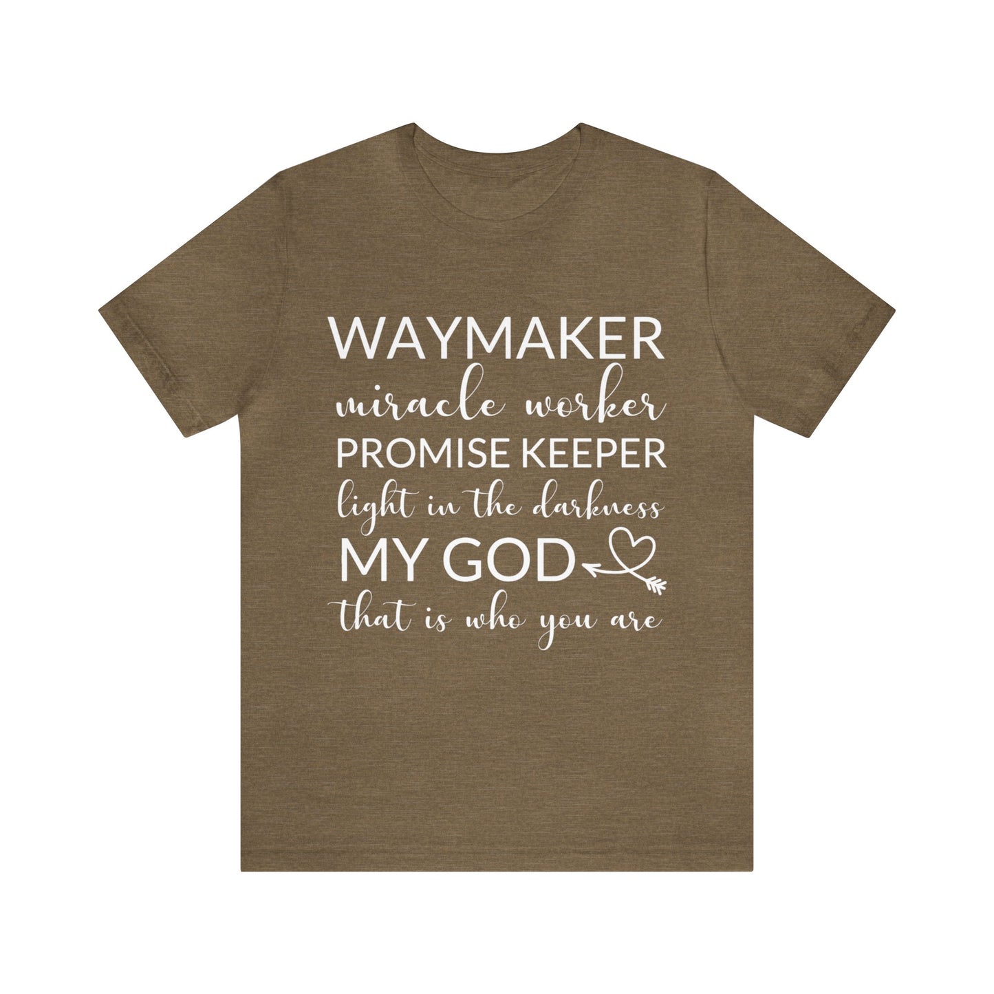 Waymaker Promise Keeper Light in the Darkness - Unisex Jersey Short Sleeve Tee