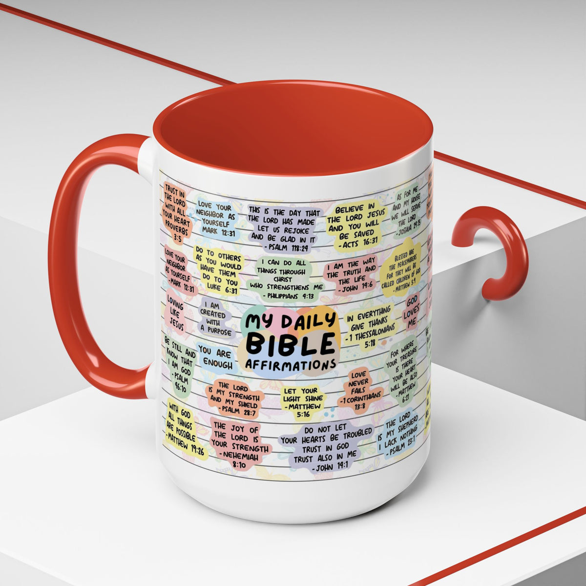 My Daily Bible Affirmations Coffee Mug 15oz/11oz