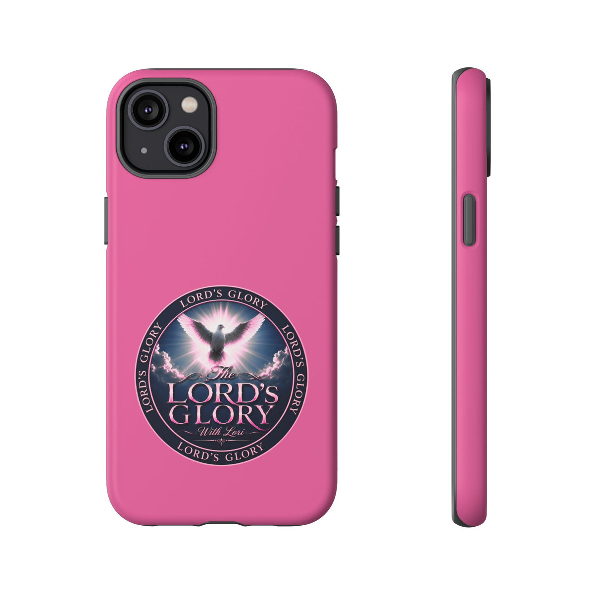 Christian Phone Case – "Lord's Glory with Lori" Dove Design Tough Case (Protective Phone Cover)