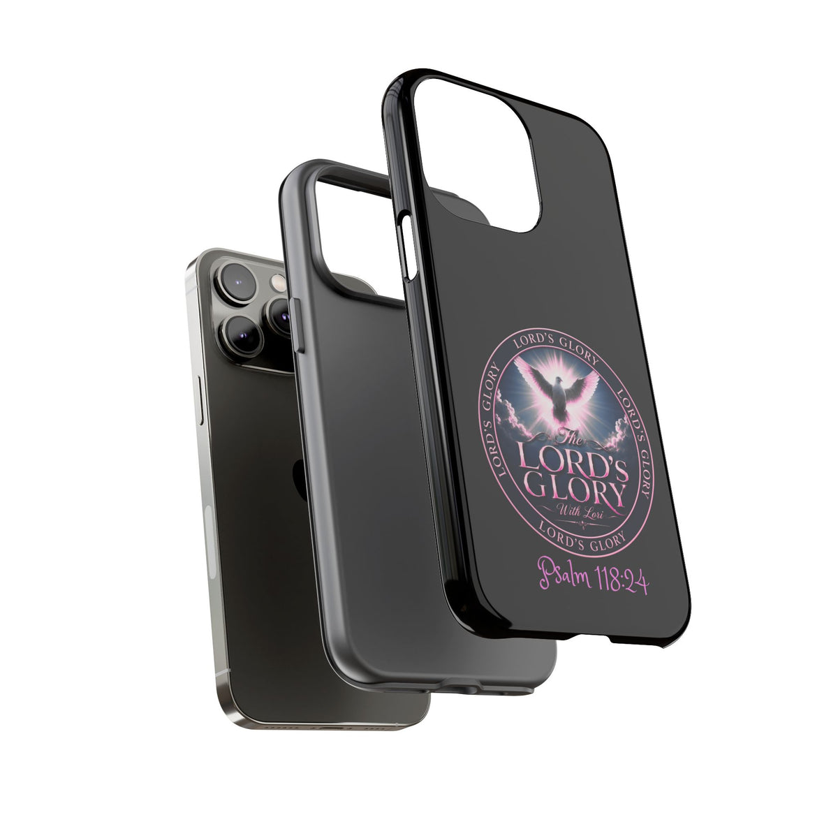 Christian Phone Case – "Lord's Glory with Lori" Dove Design Tough Case (Protective Phone Cover)