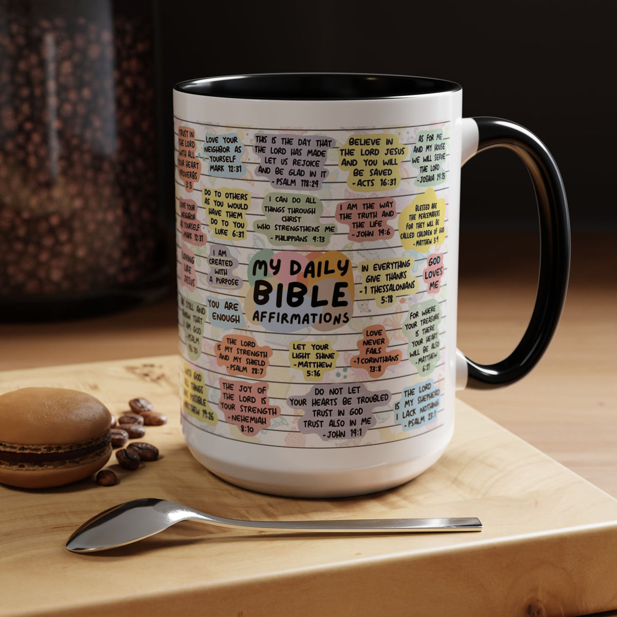 My Daily Bible Affirmations Coffee Mug 15oz/11oz