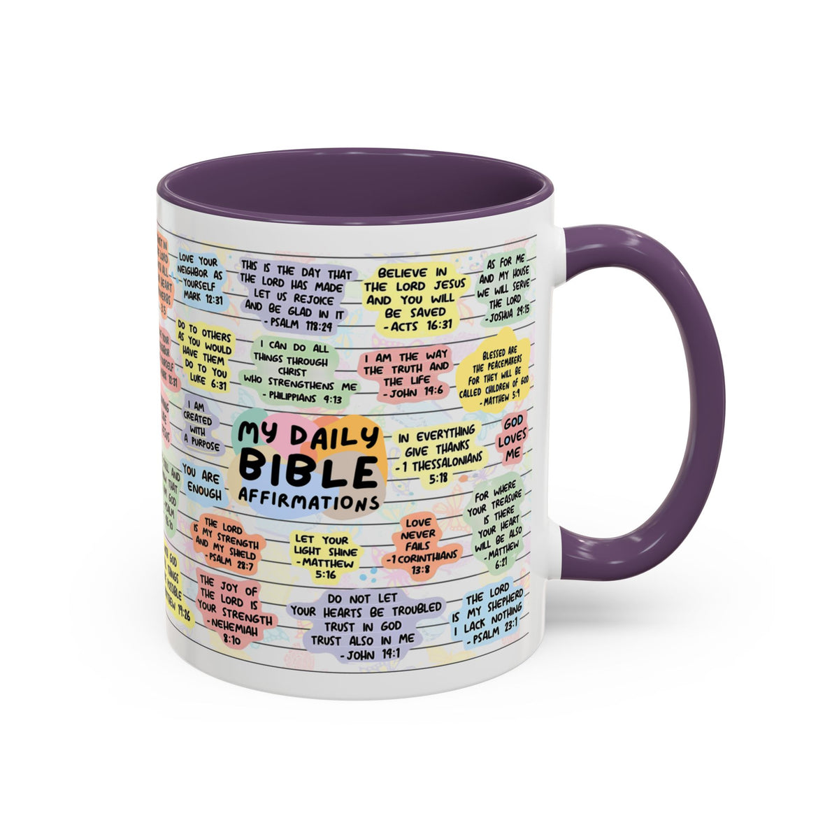 My Daily Bible Affirmations Coffee Mug 15oz/11oz