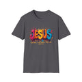 JESUS  Splash T-Shirt | Colorful Street Art Christian Tee