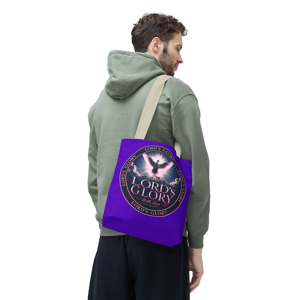 Inspirational 'The Lord's Glory with Lori' Tote Bag — Christian Faith AOP Shopper