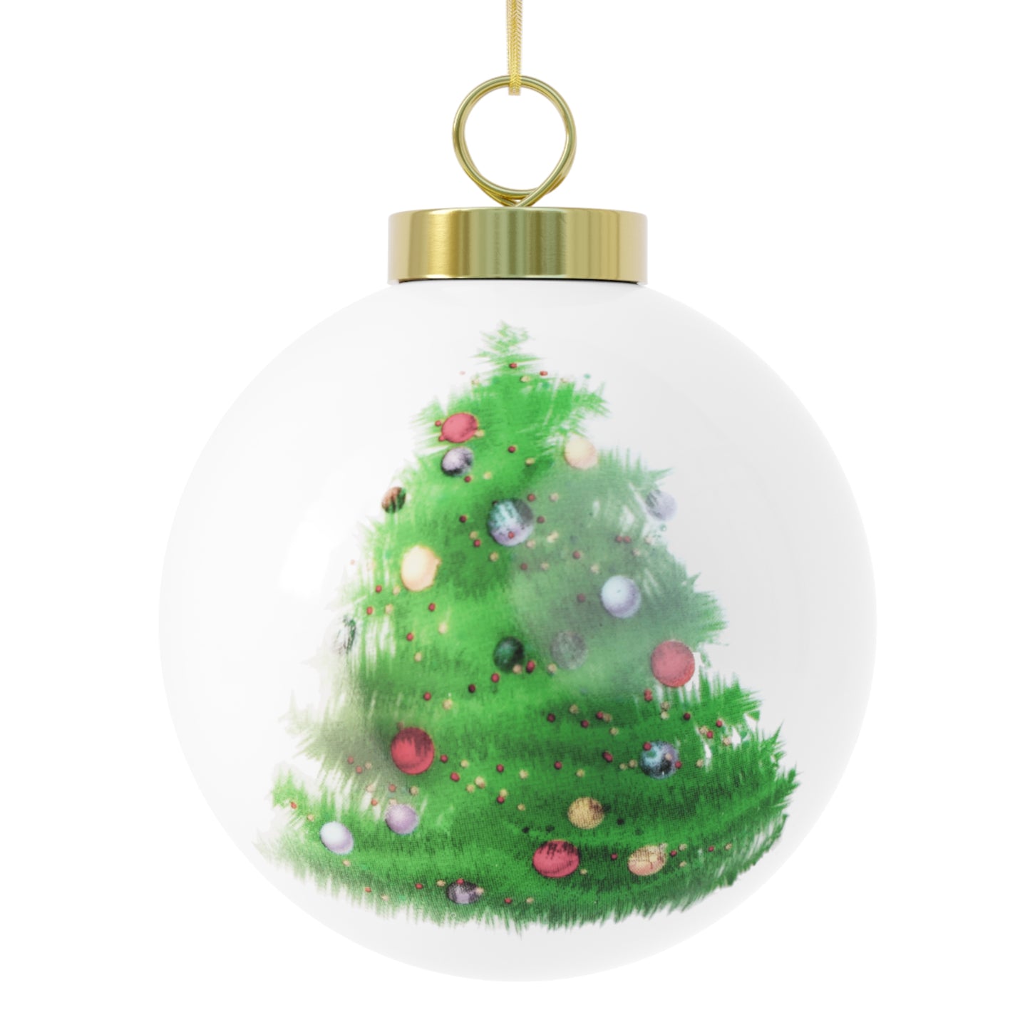 Gloria Sheppard Christmas Ball Ornament