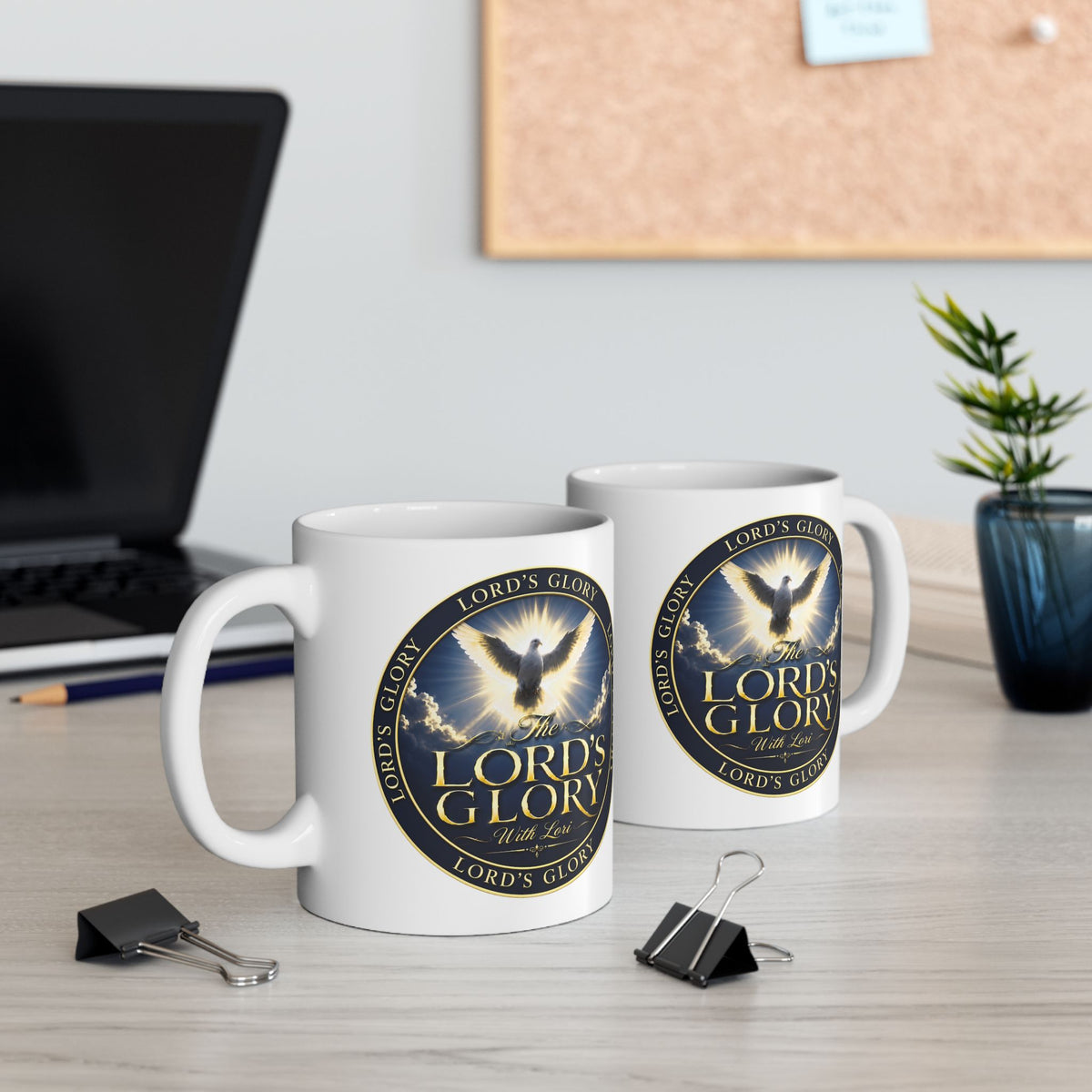 Lords Glory with Lori  Faith Coffee Mug — "To God Be The Glory" Ceramic Christian Gift (11oz/15oz)