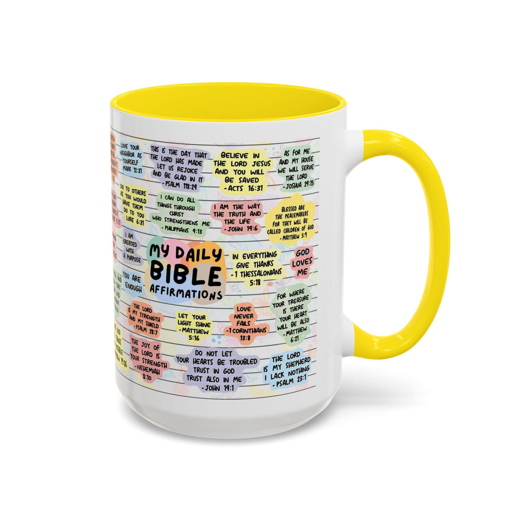 My Daily Bible Affirmations Coffee Mug 15oz/11oz