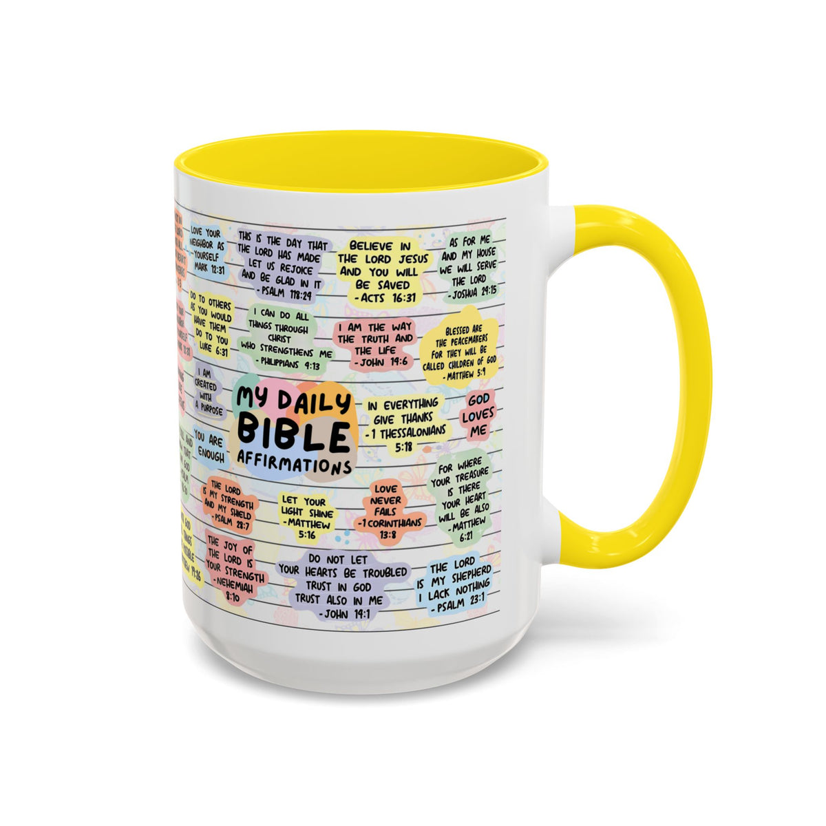 My Daily Bible Affirmations Coffee Mug 15oz/11oz