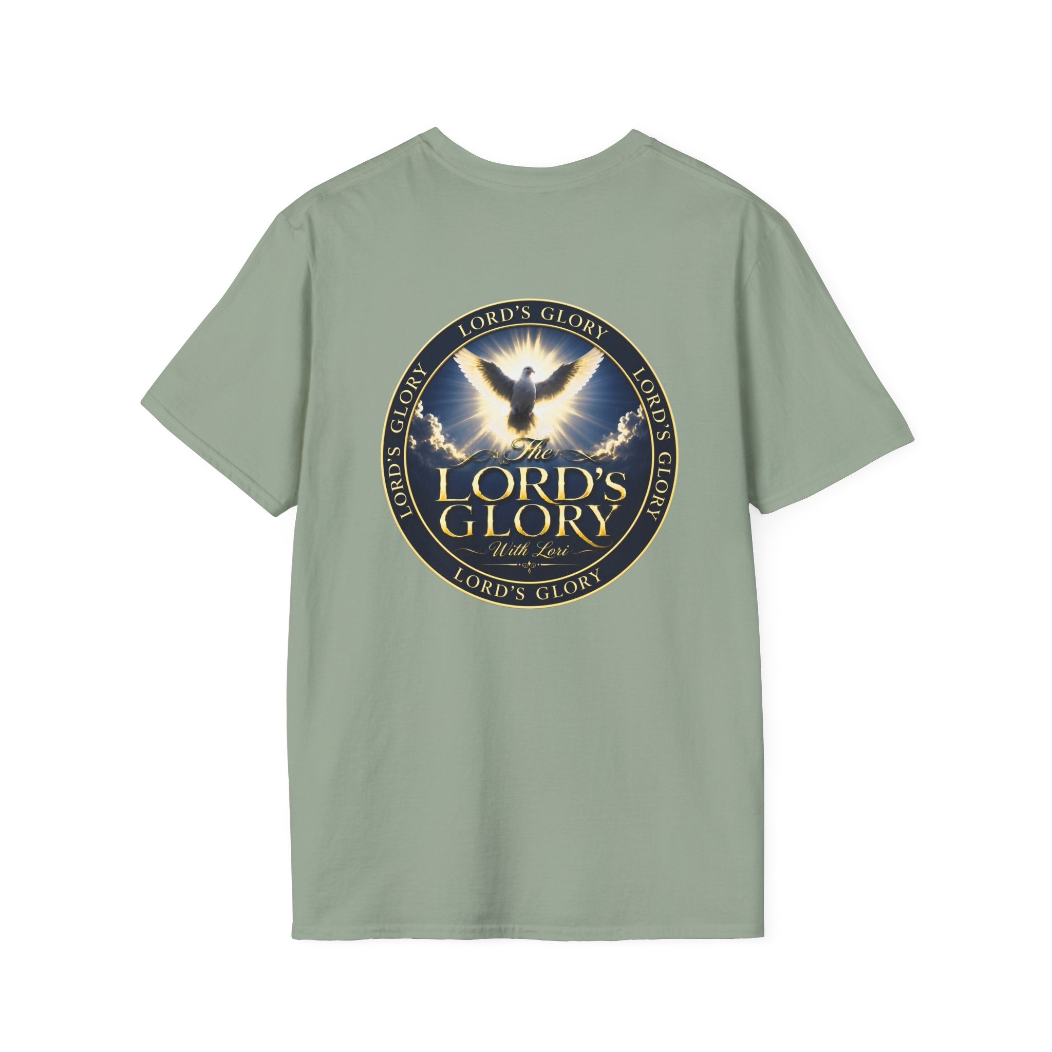 Lord's Glory with Lori Dove T‑Shirt — Christian Faith Logo Tee