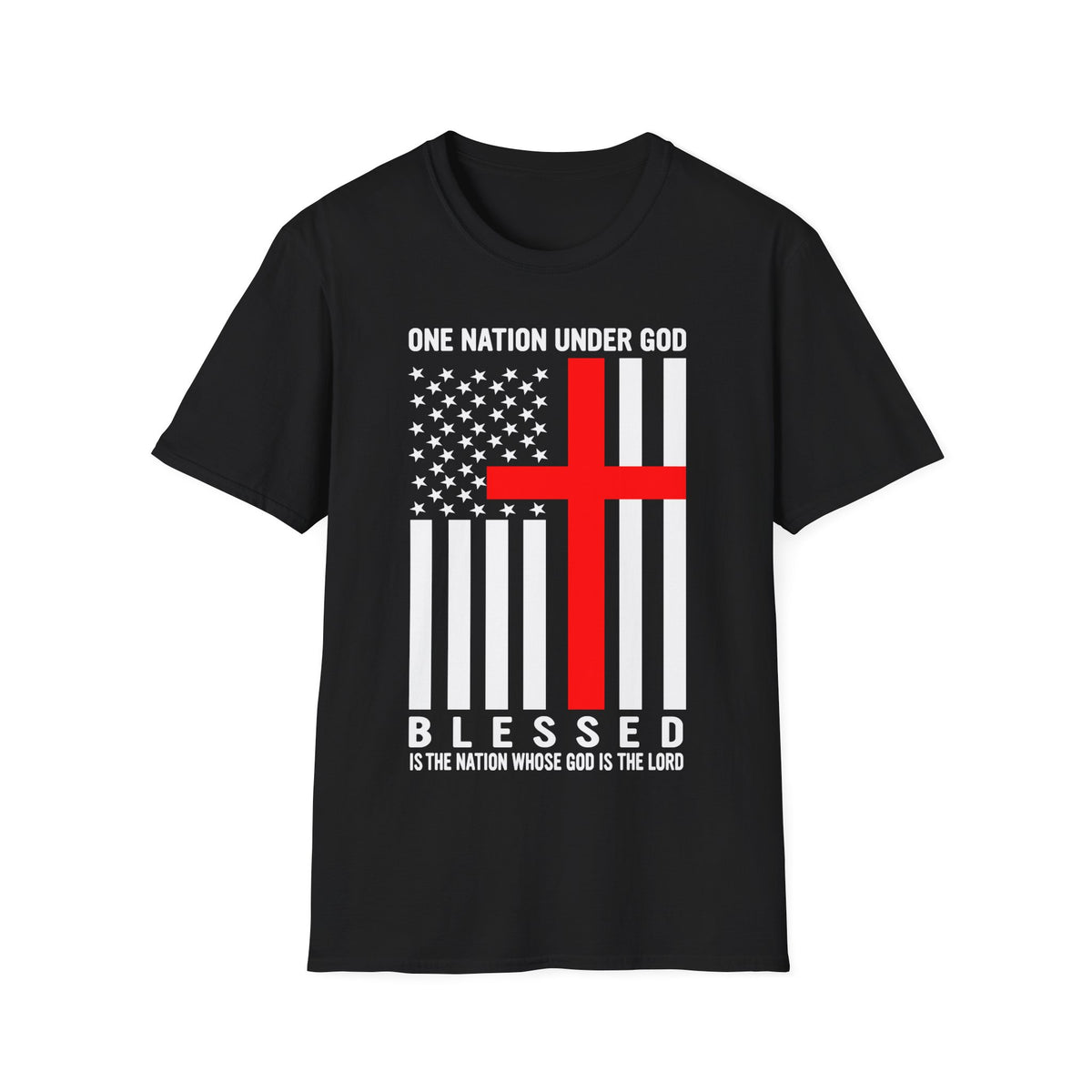 One Nation Under GOD - Mens Womans Softstyle T-Shirt