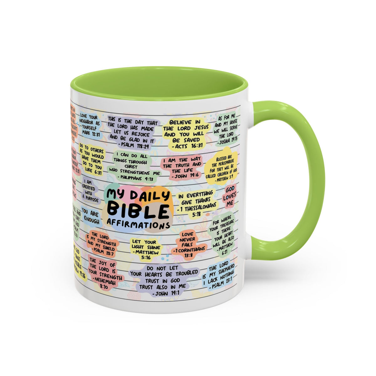 My Daily Bible Affirmations Coffee Mug 15oz/11oz