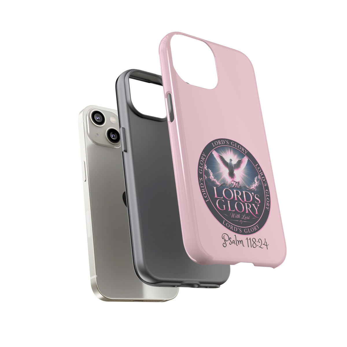 Christian Phone Case – "Lord's Glory with Lori" Dove Design Tough Case (Protective Phone Cover)