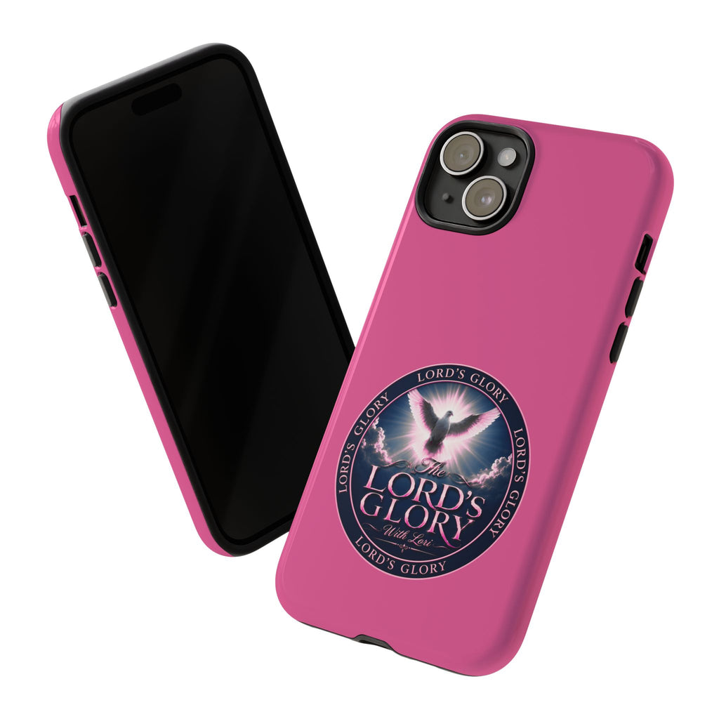 Christian Phone Case – "Lord's Glory with Lori" Dove Design Tough Case (Protective Phone Cover)