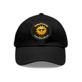 Sunshine Smiles Dad Hat — Round Leather Patch ‘Always Brighter’