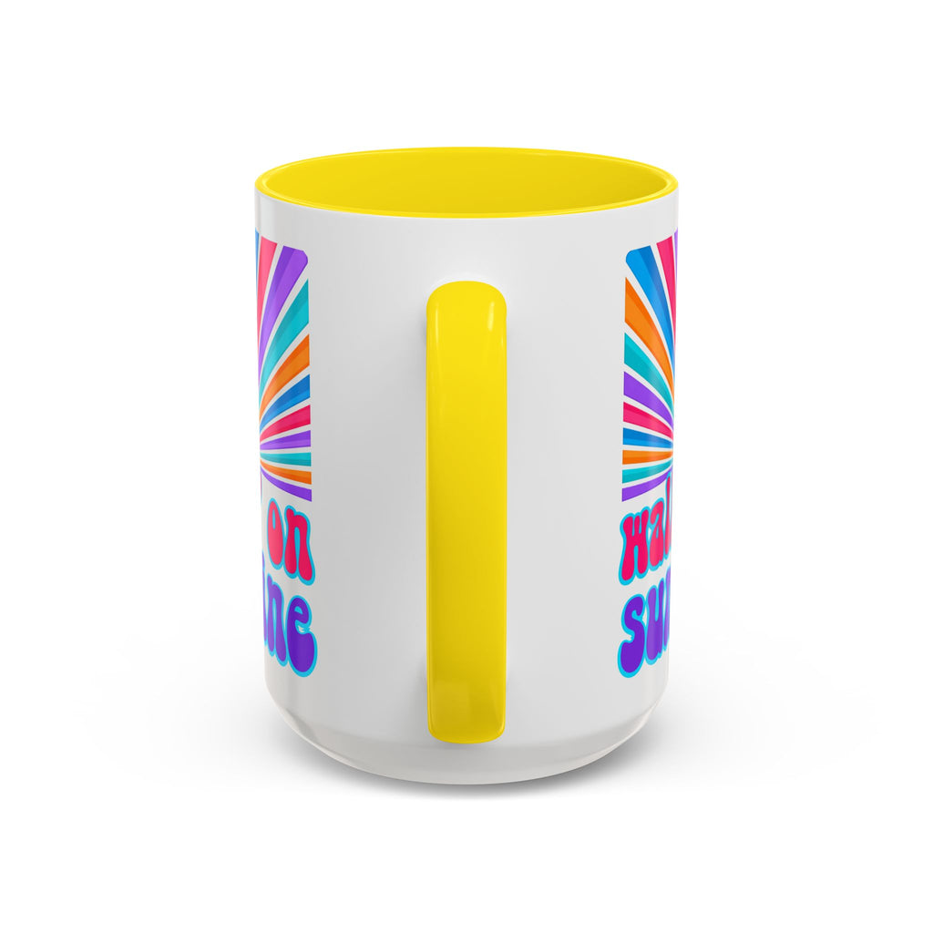 Coffee Mug — "Walkin' on Sunshine" Retro Psalm 118:24 Accent Mug