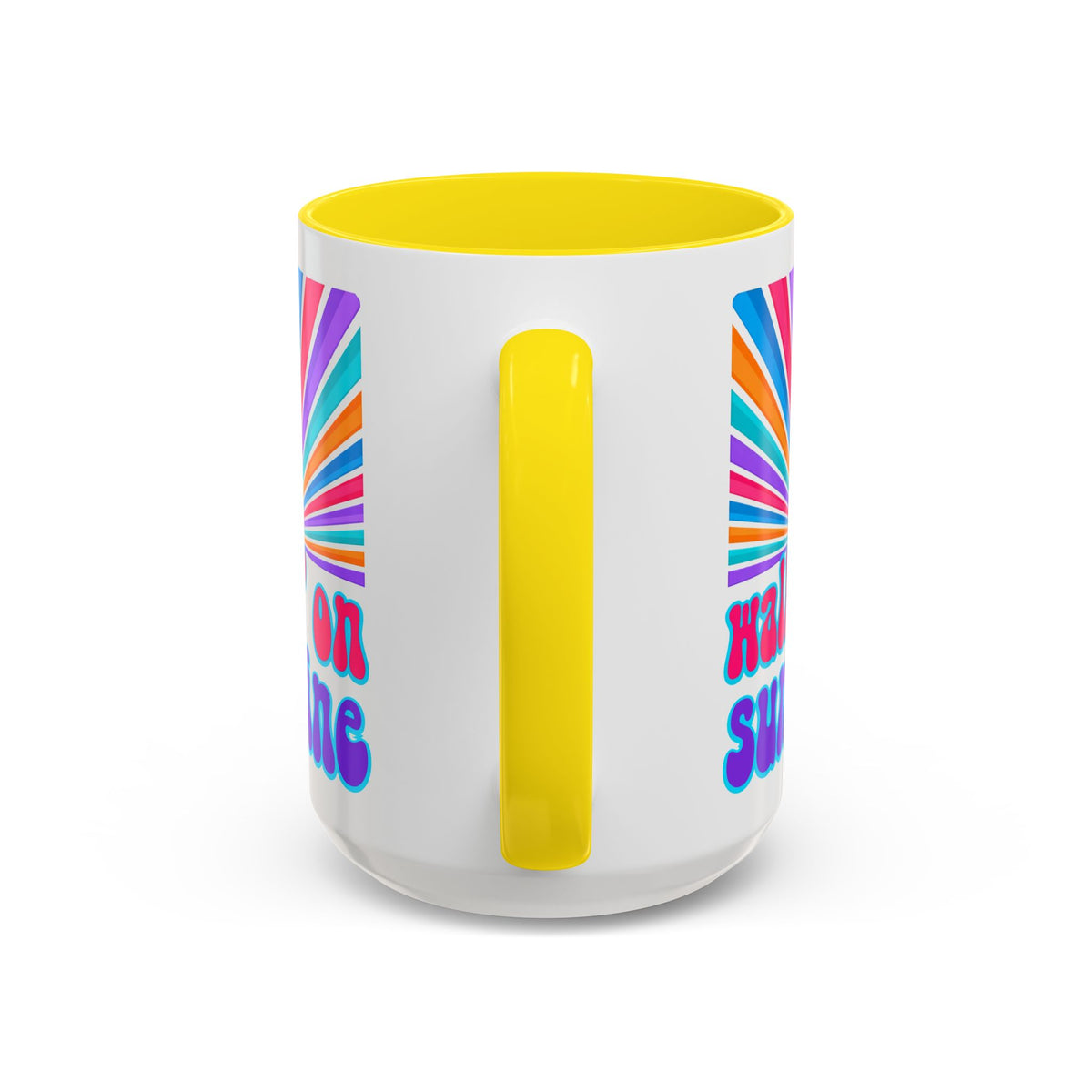 Coffee Mug — "Walkin' on Sunshine" Retro Psalm 118:24 Accent Mug