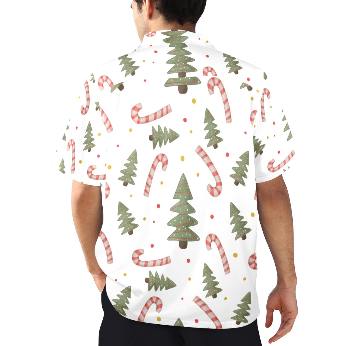 Men's All Over Print Christmas Shirt Made In USA Ships to USA Only