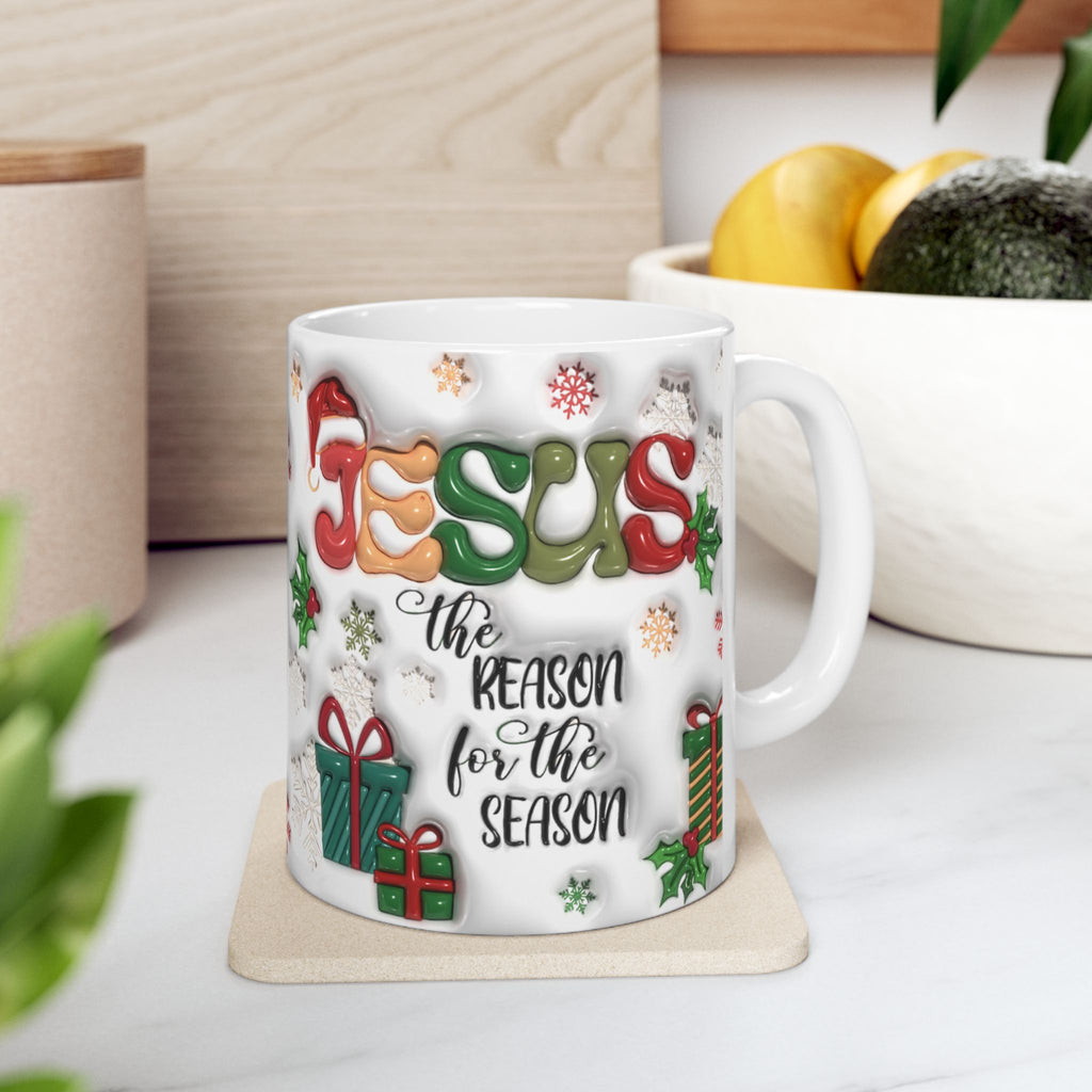 Jesus the Reason of the Season  | Holiday Coffee Cup | Christmas Gift | Hot Cocoa Mug