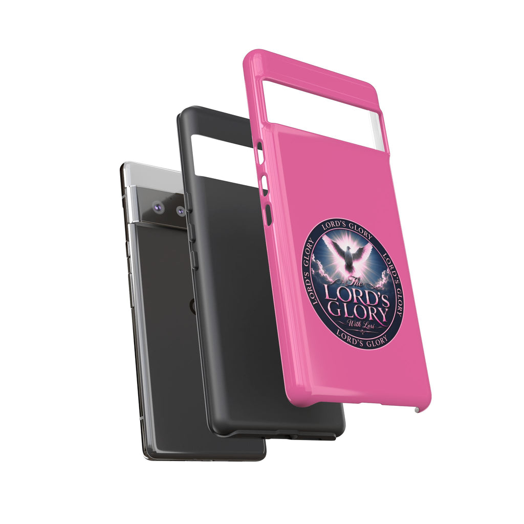 Christian Phone Case – "Lord's Glory with Lori" Dove Design Tough Case (Protective Phone Cover)