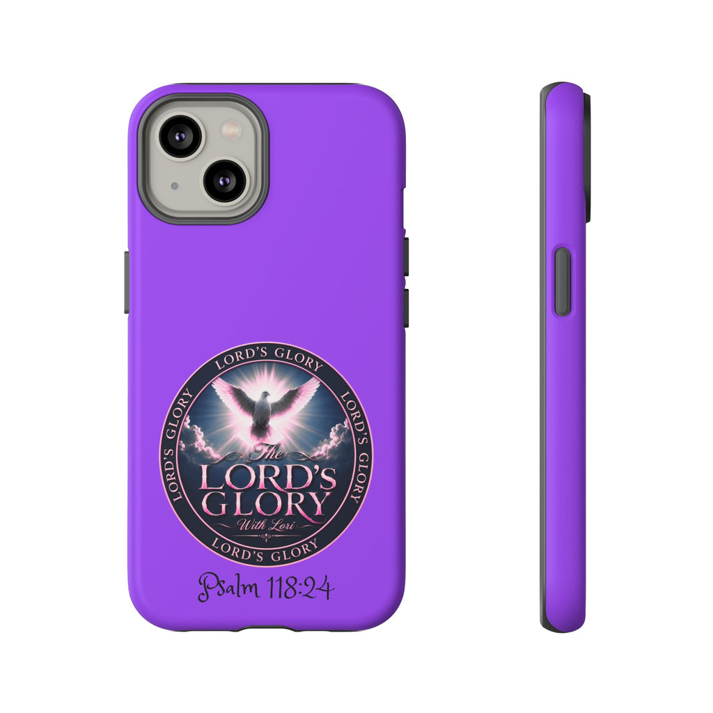 Christian Phone Case – "Lord's Glory with Lori" Dove Design Tough Case (Protective Phone Cover)