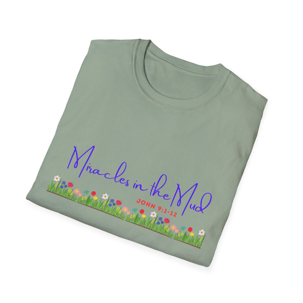 Mama Bear in the Meadow Kids Tee | Floral Meadow Script