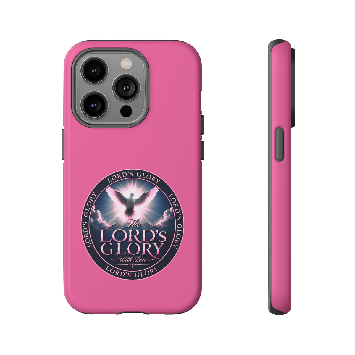 Christian Phone Case – "Lord's Glory with Lori" Dove Design Tough Case (Protective Phone Cover)