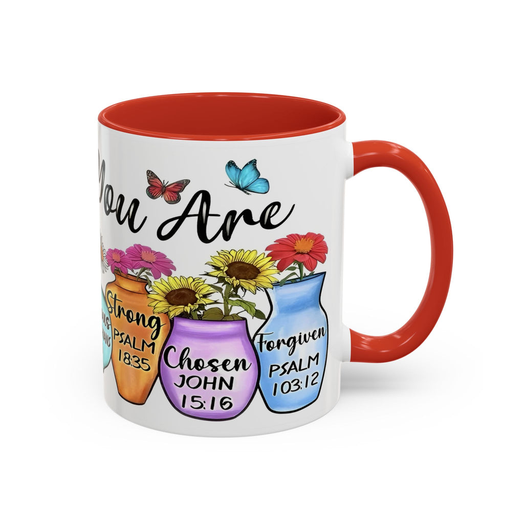 God Says You Are - You Are Loved Christian Bible Verse Coffee Mug