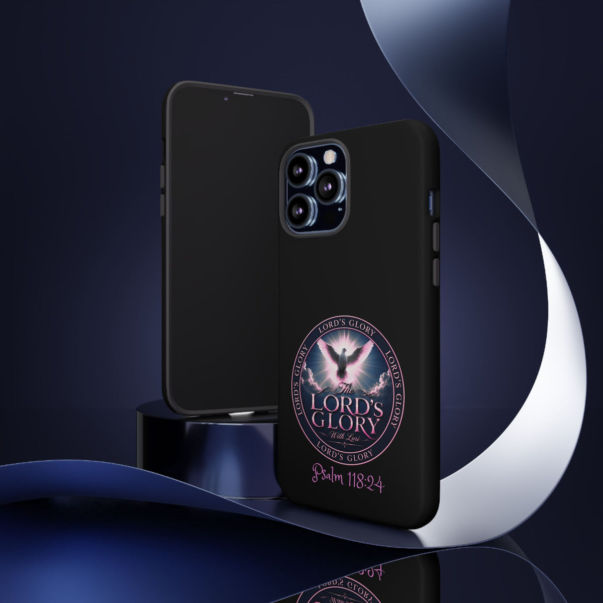 Christian Phone Case – "Lord's Glory with Lori" Dove Design Tough Case (Protective Phone Cover)