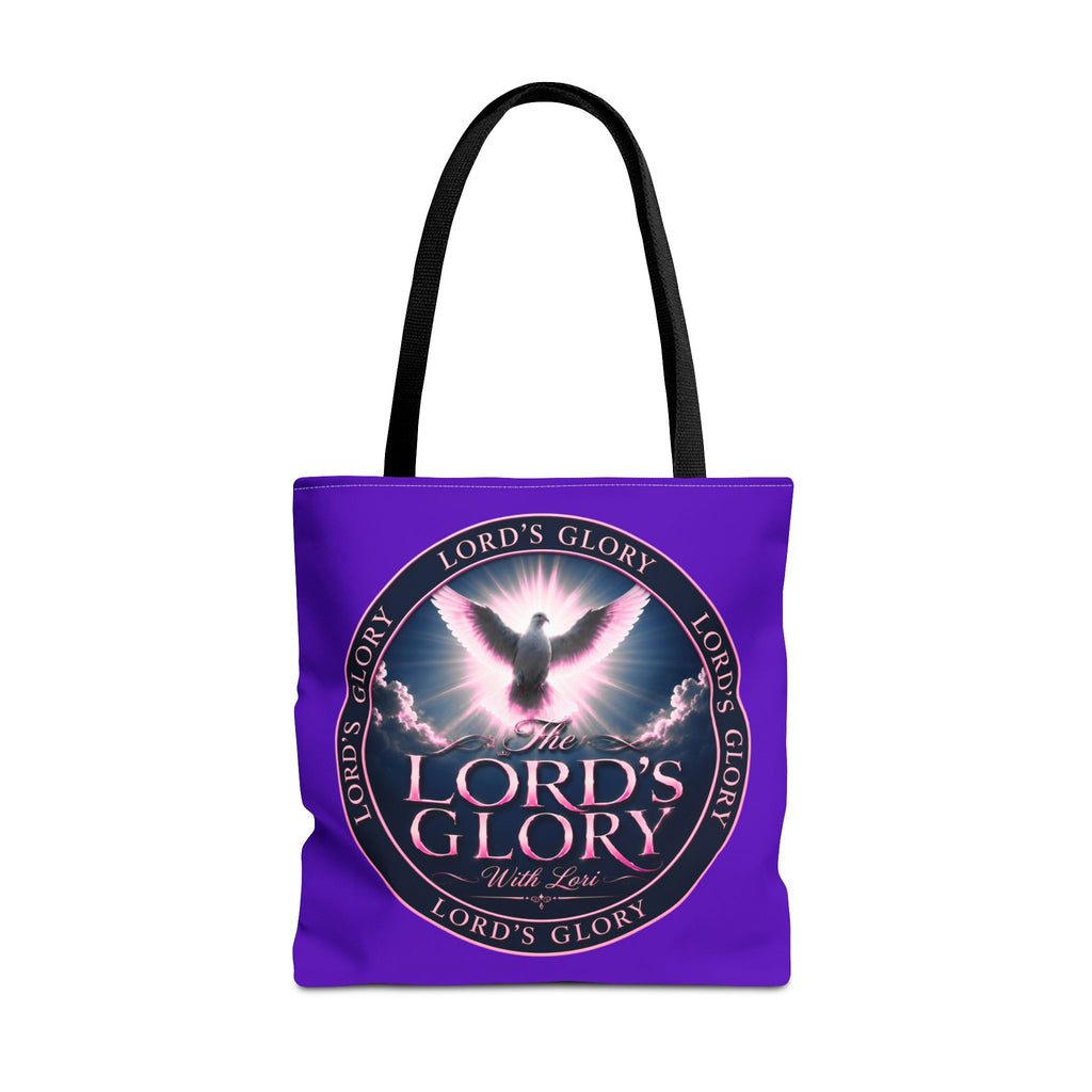 Inspirational 'The Lord's Glory with Lori' Tote Bag — Christian Faith AOP Shopper