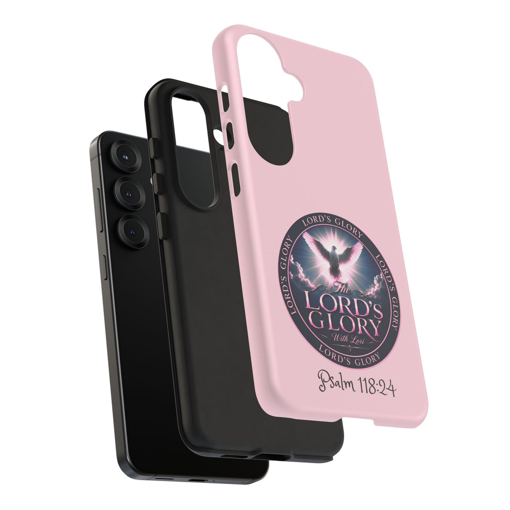Christian Phone Case – "Lord's Glory with Lori" Dove Design Tough Case (Protective Phone Cover)