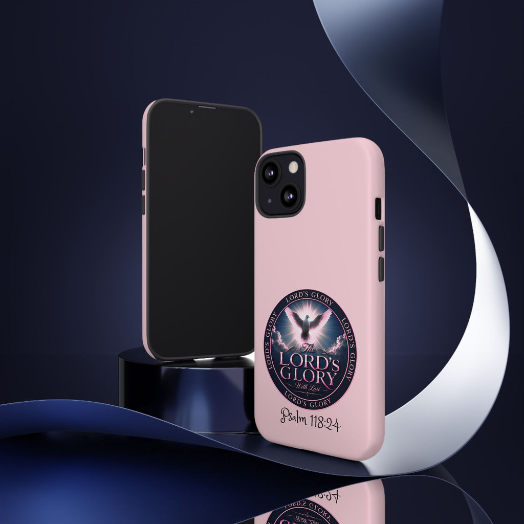 Christian Phone Case – "Lord's Glory with Lori" Dove Design Tough Case (Protective Phone Cover)