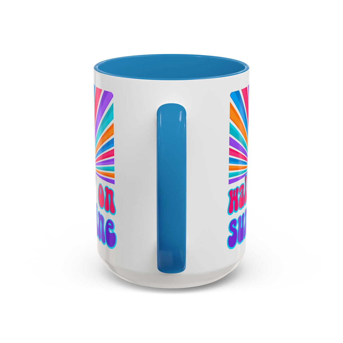 Coffee Mug — "Walkin' on Sunshine" Retro Psalm 118:24 Accent Mug