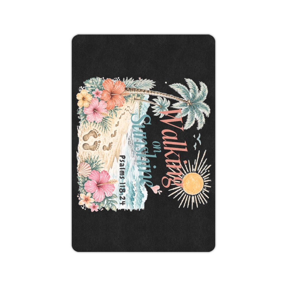 Walking On Sunshine Doormat 23.6"x15.7"  Made In USA