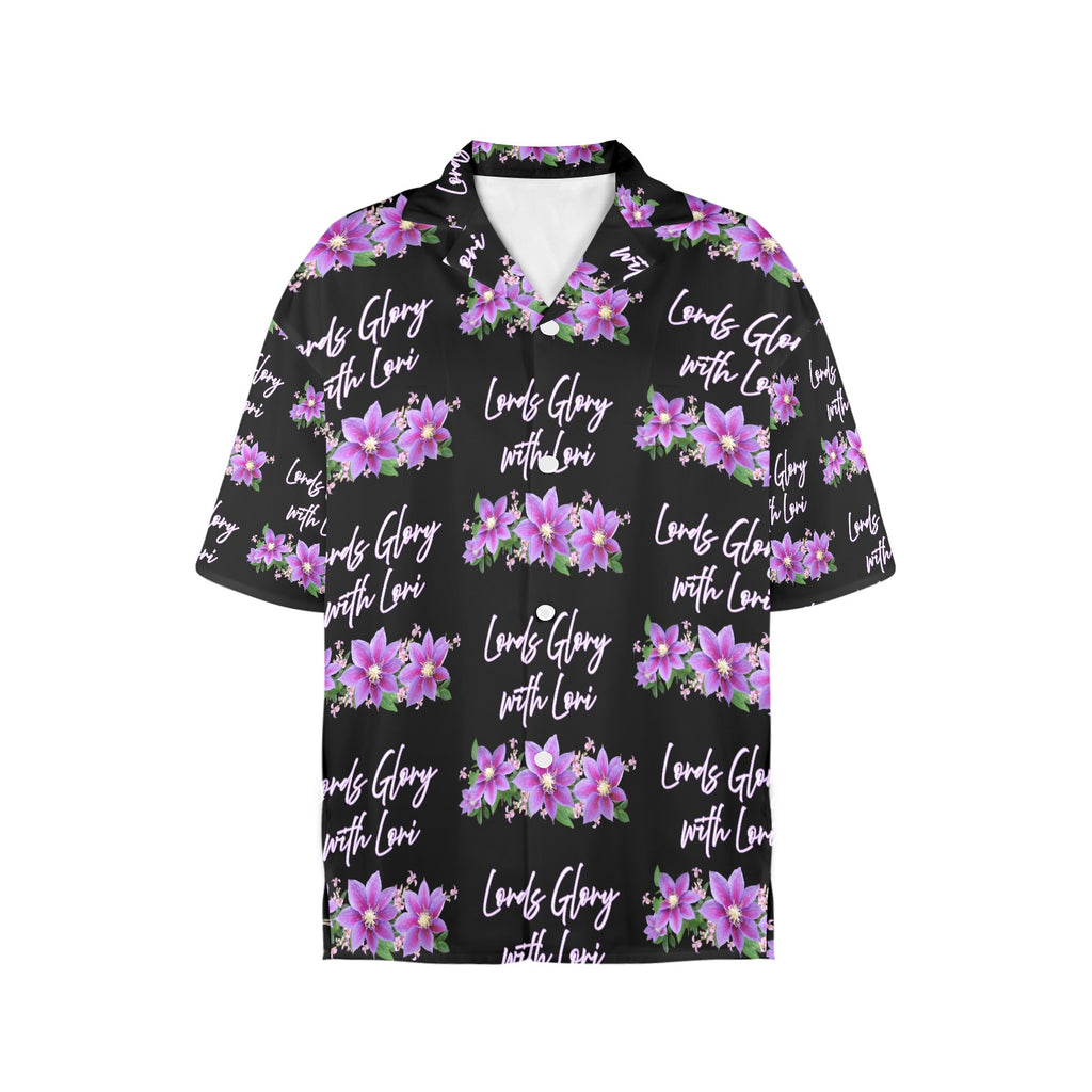 Lords Glory with Lori Women's All Over Print Hawaiian Shirt （Made in USA Ships to USA Only）
