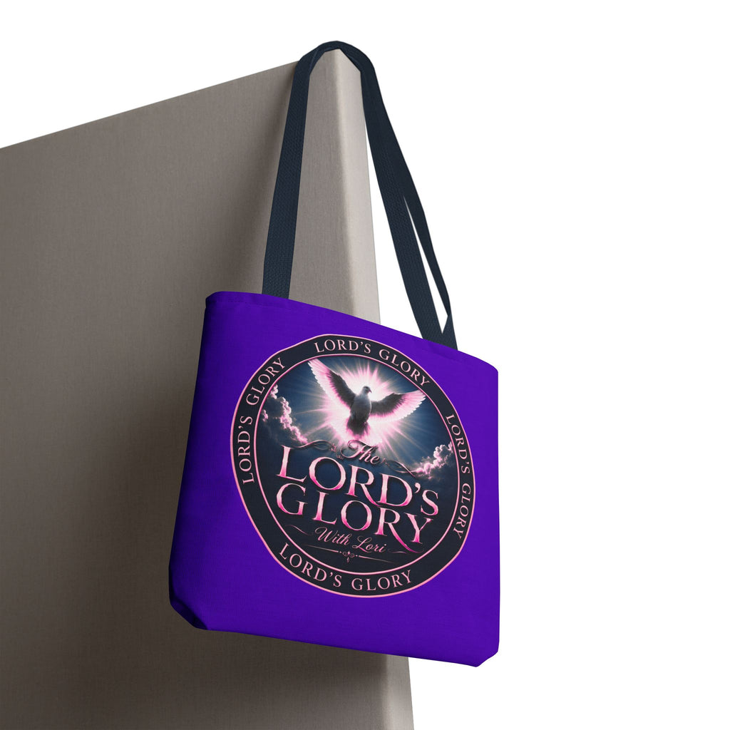 Inspirational 'The Lord's Glory with Lori' Tote Bag — Christian Faith AOP Shopper