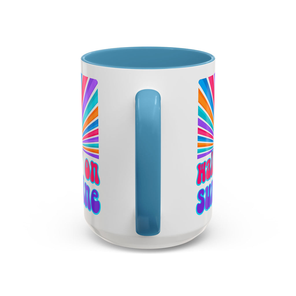 Coffee Mug — "Walkin' on Sunshine" Retro Psalm 118:24 Accent Mug