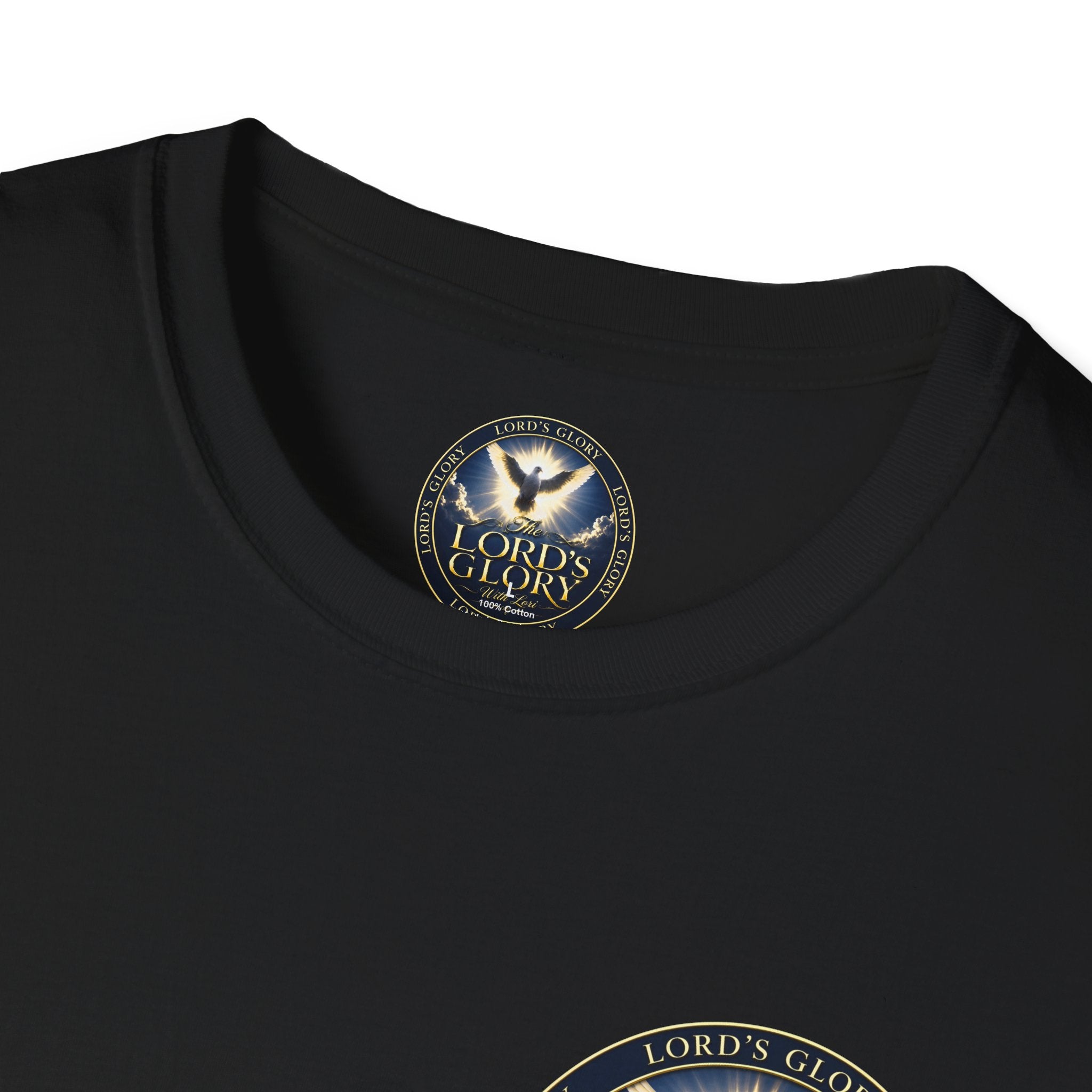 Lord's Glory with Lori Dove T‑Shirt — Christian Faith Logo Tee
