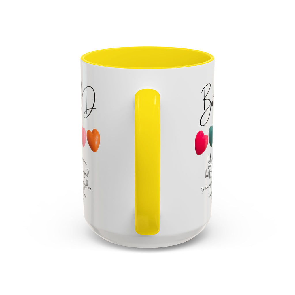 But God Scripture Coffee Mug — Genesis 50:20 Inspirational Heart Accent Mug (11/15oz)