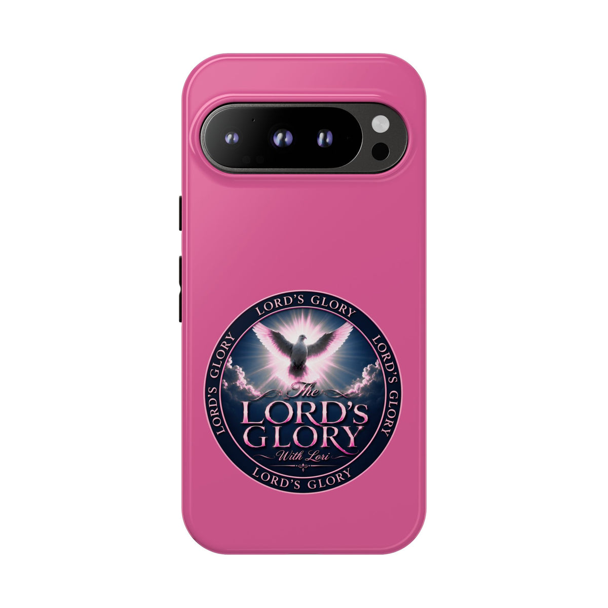 Christian Phone Case – "Lord's Glory with Lori" Dove Design Tough Case (Protective Phone Cover)