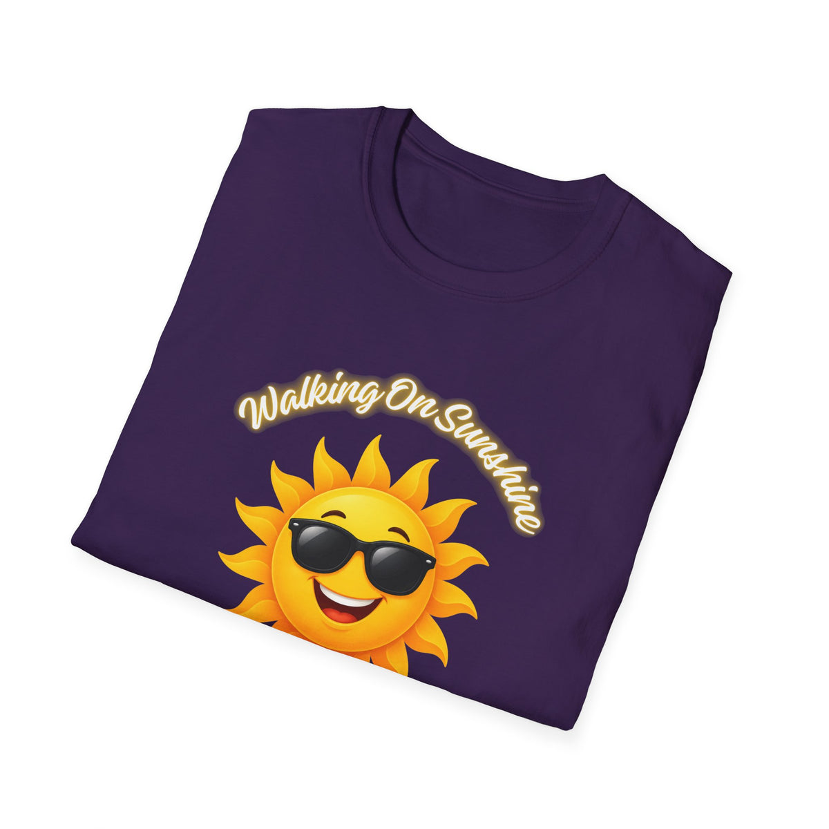 Sunshine Smiles T-Shirt — Sunglasses Sun with Psalm 118:24 Inspirational Tee
