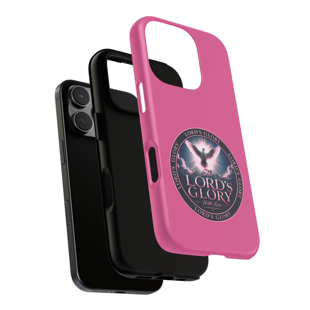 Christian Phone Case – "Lord's Glory with Lori" Dove Design Tough Case (Protective Phone Cover)