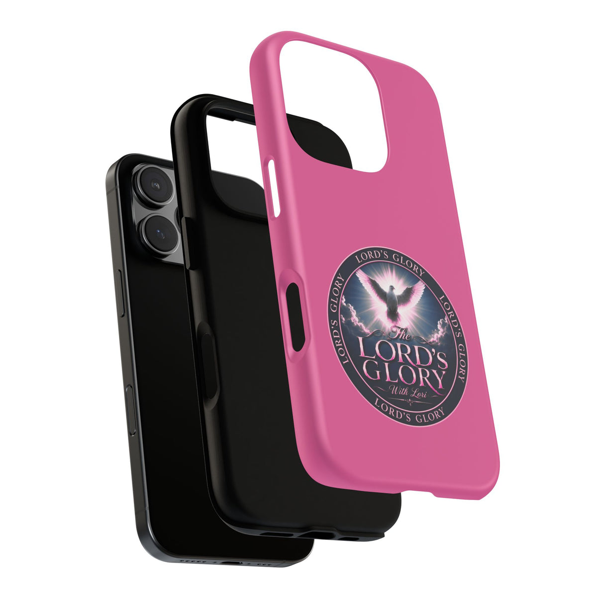 Christian Phone Case – "Lord's Glory with Lori" Dove Design Tough Case (Protective Phone Cover)