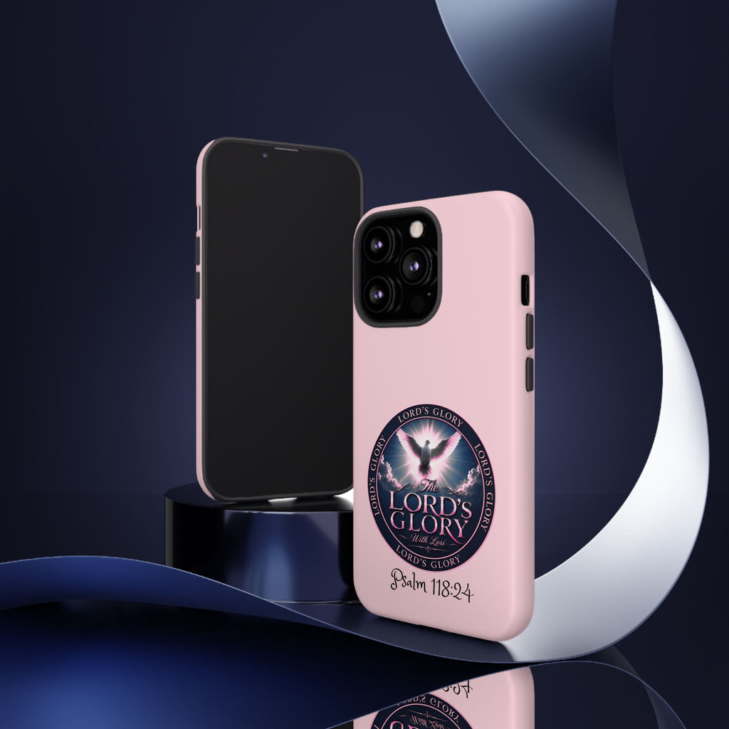 Christian Phone Case – "Lord's Glory with Lori" Dove Design Tough Case (Protective Phone Cover)