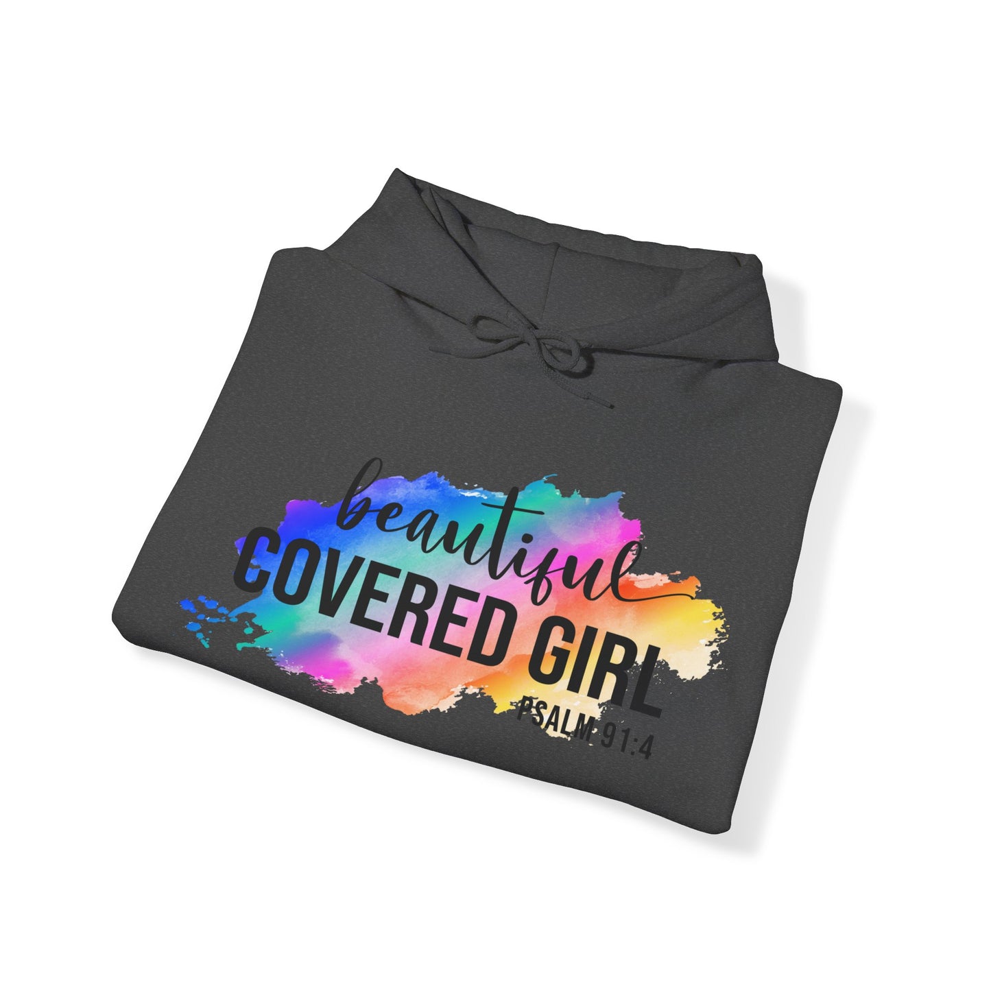 Beautiful Covered Girl - Unisex Heavy Blend Hooded Sweatshirt