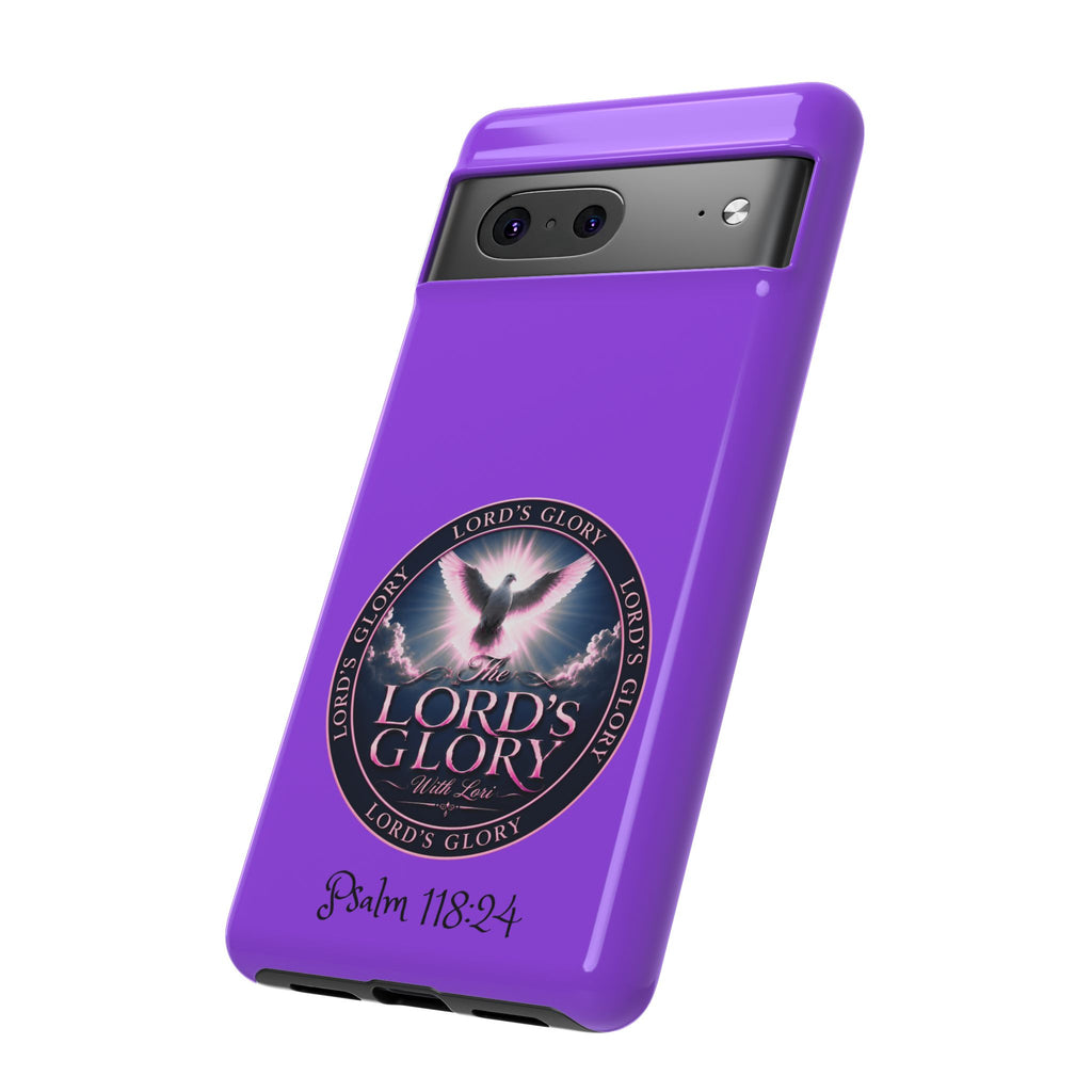 Christian Phone Case – "Lord's Glory with Lori" Dove Design Tough Case (Protective Phone Cover)
