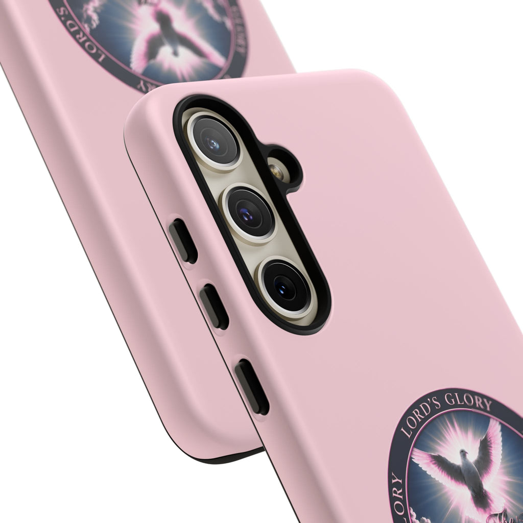 Christian Phone Case – "Lord's Glory with Lori" Dove Design Tough Case (Protective Phone Cover)