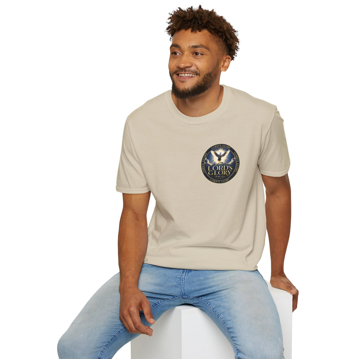 Lord's Glory with Lori Dove T‑Shirt — Christian Faith Logo Tee
