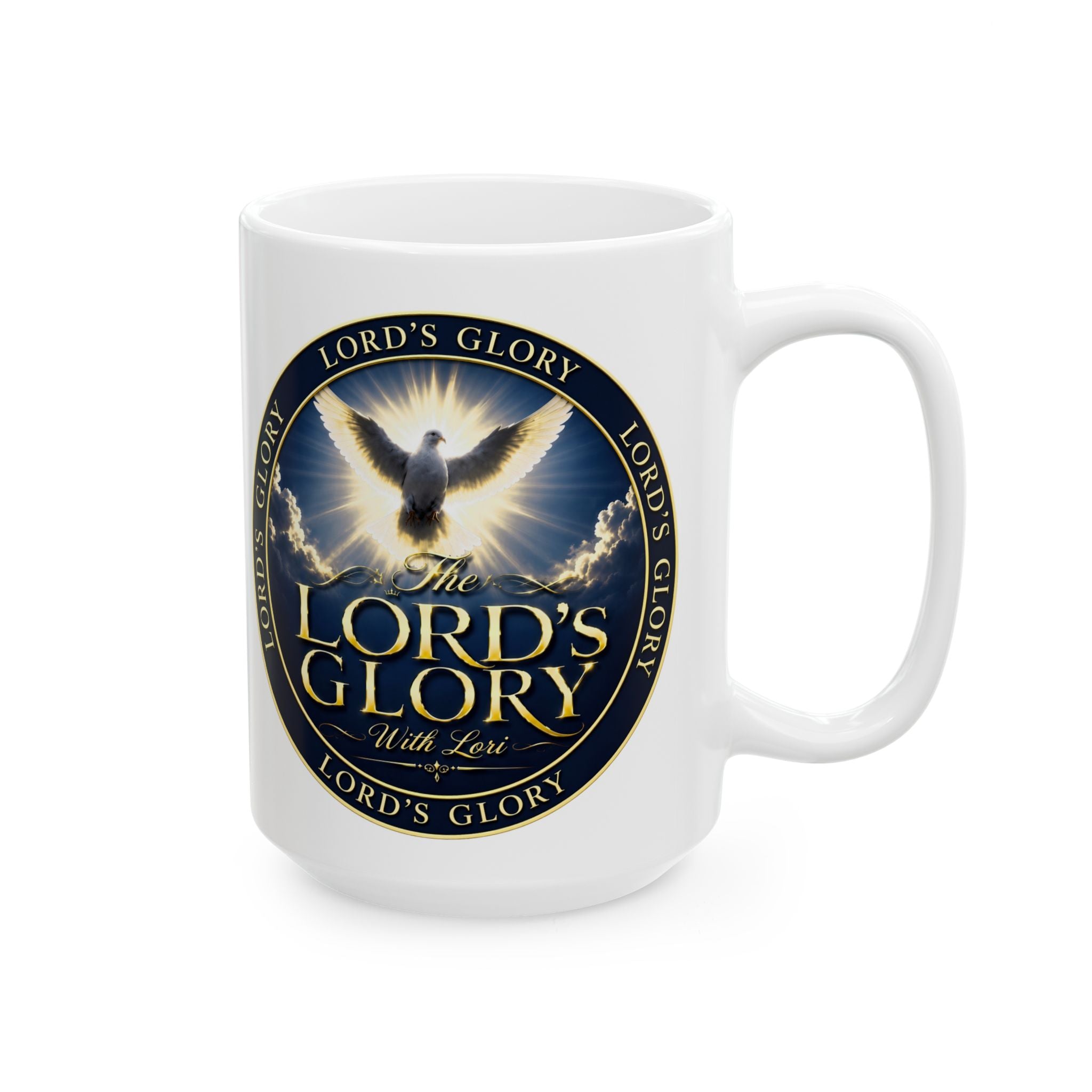 Lords Glory with Lori  Faith Coffee Mug — "To God Be The Glory" Ceramic Christian Gift (11oz/15oz)