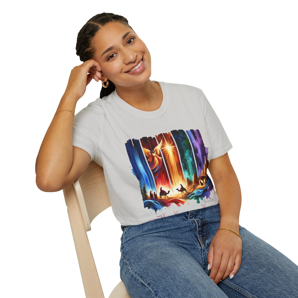 Vibrant Fantasy T-Shirt, Colorful Graphic Tee, Unisex Art Shirt, Great Gift for Fans, Unique Casual Wear, The King is Born Shirt