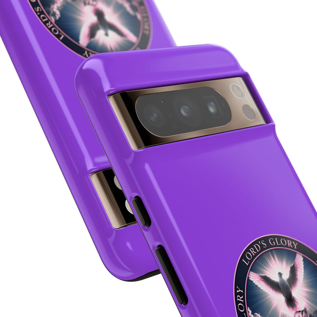 Christian Phone Case – "Lord's Glory with Lori" Dove Design Tough Case (Protective Phone Cover)